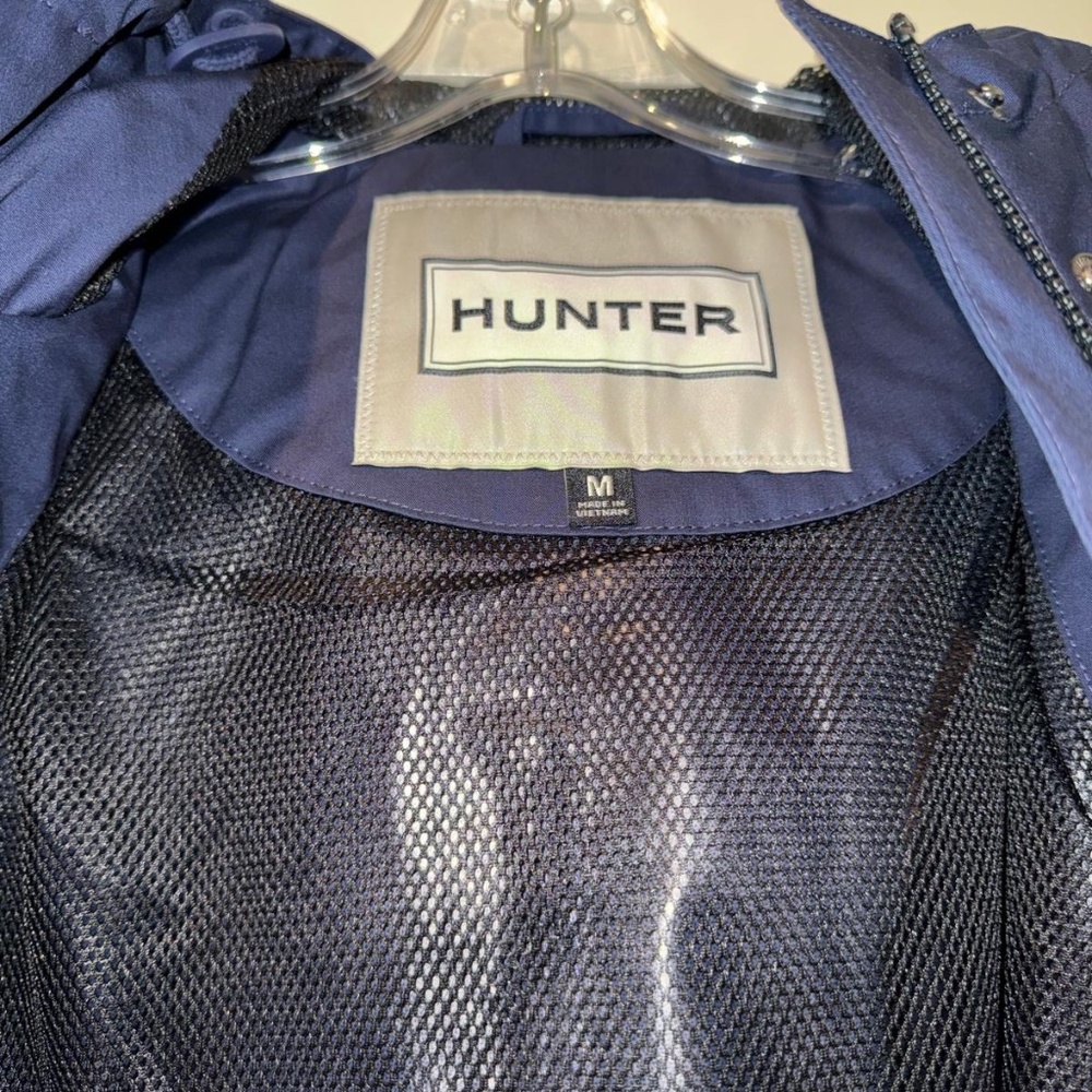 BRAND NEW Hunter Ladies Rain Water Resistant Cotton Smock Navy - SIZE MEDIUM M - Picture 9 of 13